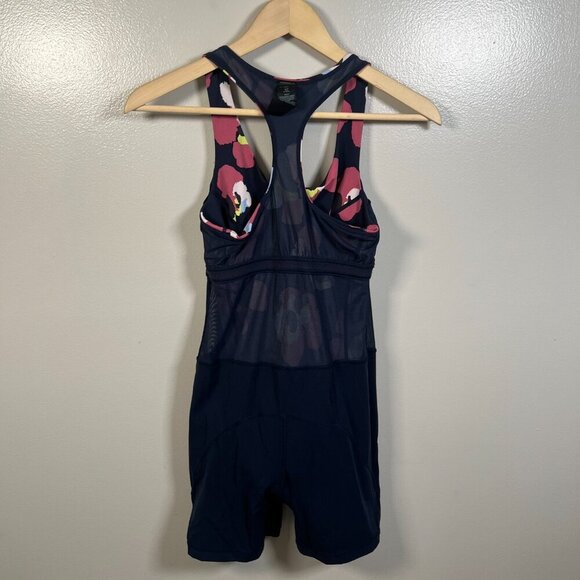 Sweaty Betty Power Workout Dress Size 4 Blue Pink Floral Tennis Golf Travel - Picture 10 of 10